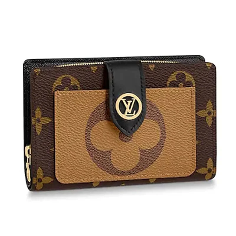 Small - sized Louis Vuitton Pochette Metis bags for a compact carryLouis Vuitton LV Unisex Juliette Wallet Monogram Giant Reverse Coated Canvases