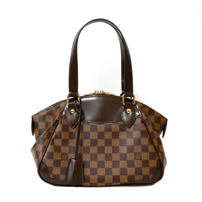 Louis Vuitton bags with a zippered interior pocket for better organizationLouis Vuitton Damier Verona PM N41117 Brown Ladies Canvas