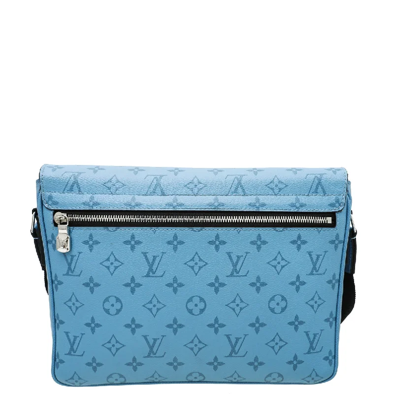 Louis Vuitton crossbody bags with adjustable shoulder straps for comfortLouis Vuitton Denim Taigarama Messengerama Bag