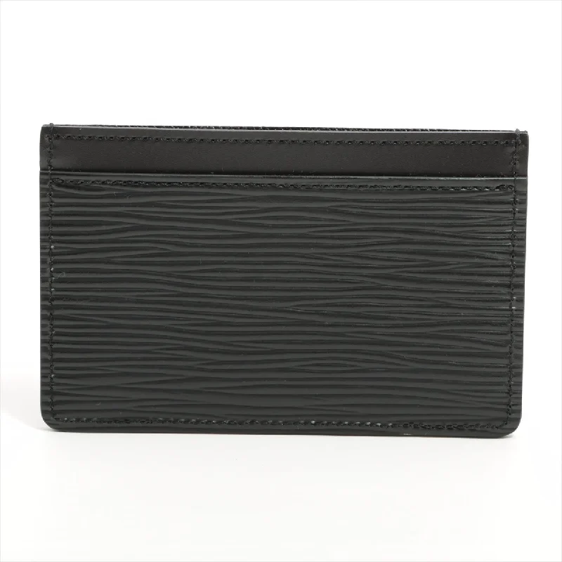 Louis Vuitton Capucines bags with smooth calfskin leather for luxuryLouis Vuitton Epi Card Holder Black