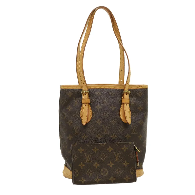 Louis Vuitton tote bags with a double - handle and shoulder - strap optionLouis Vuitton Bucket PM Shoulder Bag