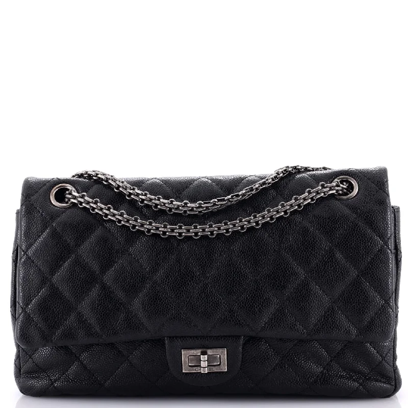 Reissue 2.55 Flap Bag Quilted Caviar 226