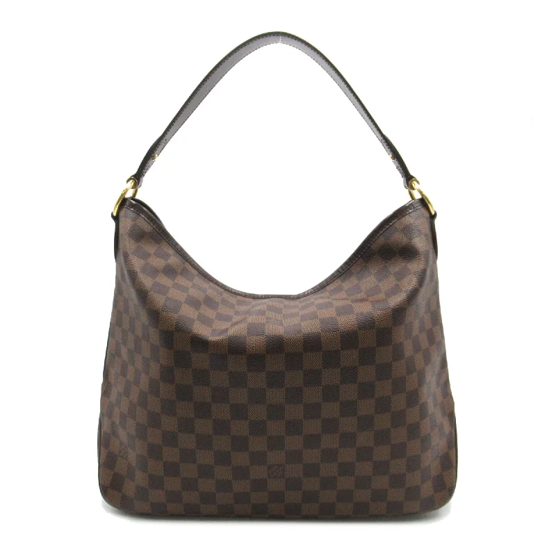 Ladies Louis Vuitton shoulder bags with a single - handle silhouetteLOUIS VUITTON Delight full PM Brown Damier PVC coated canvas N41459