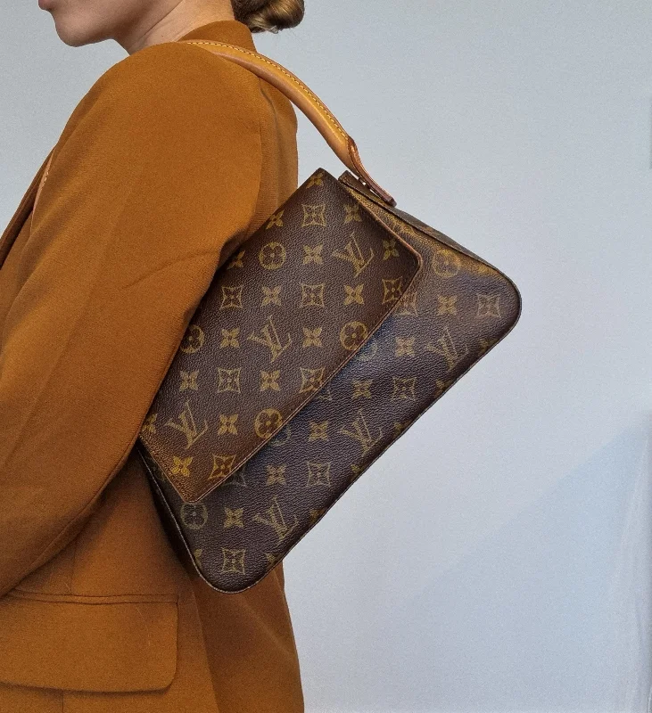 Louis Vuitton bags with a front - flap pocket for quick - access itemsLouis Vuitton Mini Looping Monogram