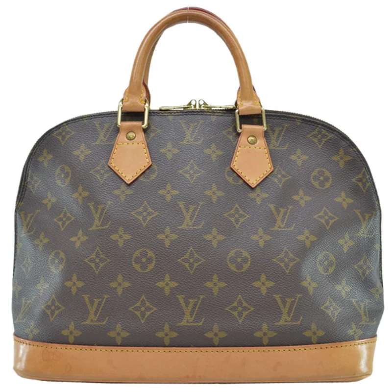 Louis Vuitton handbags with a metal - framed clasp for durabilityLouis Vuitton Bag Monogram Alma Brown Canvas Handbag Ladies M51130