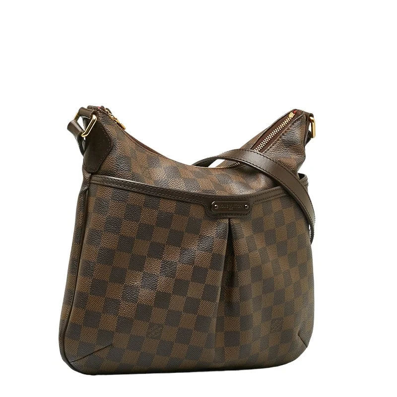 Louis Vuitton bags with a detachable mobile phone holder for convenienceLouis Vuitton Damiere Bloomberry PM lipper Shoulder Bag N42251 Eve Brown PVC Leather Lady Louis Vuitton [Original] Slipper