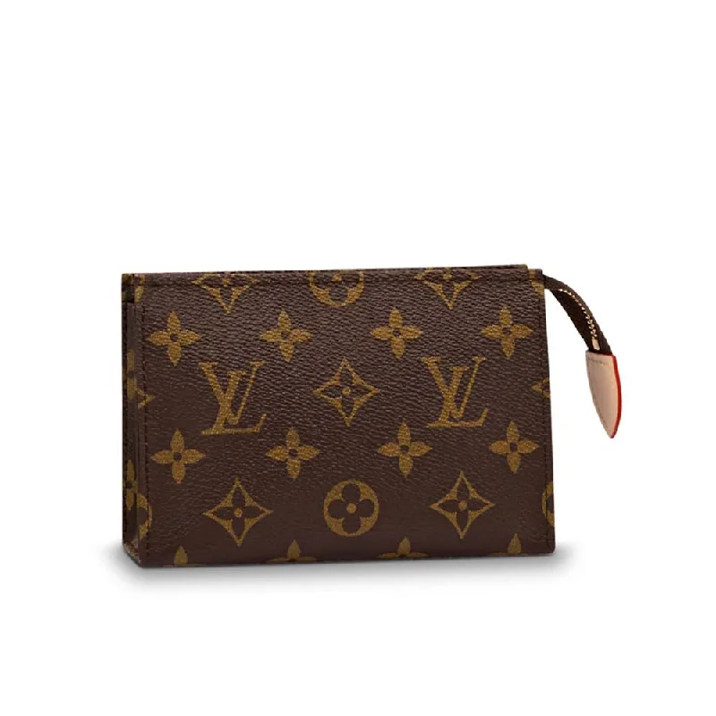 Louis Vuitton tote bags with a water - resistant coating for outdoor useLouis Vuitton LV Women Toiletry Pouch 15 Monogram Canvas M47546