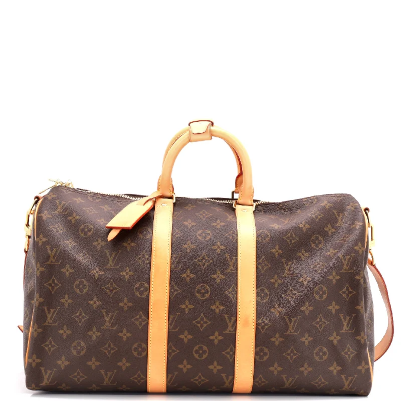 Keepall Bandouliere Bag Monogram Canvas 45