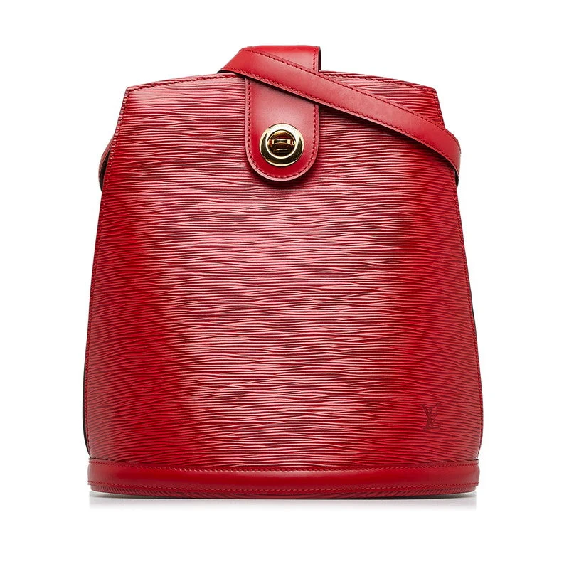 Louis Vuitton tote bags with a double - handle and shoulder - strap optionLouis Vuitton Epi Clooney Shoulder Bag M52257 Castilian Red Leather  Louis Vuitton