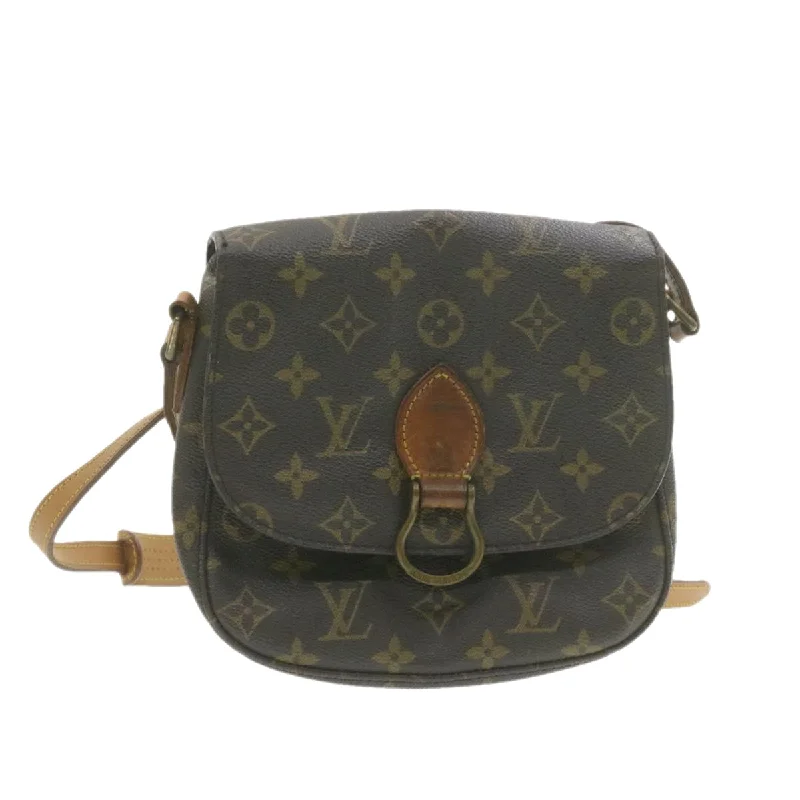 Louis Vuitton Twist bags with a crystal - embellished LV - turnlockLOUIS VUITTON Monogram Saint Cloud MM Shoulder Bag M51243 LV Auth am937g