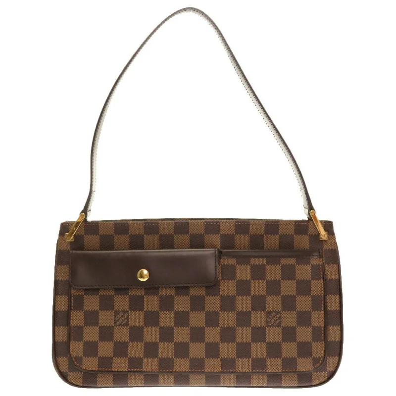 Louis Vuitton handbags with a patent - leather finish for a shiny lookLouis Vuitton Damier Aubagne N51129 Shoulder Bag LV 0076 LOUIS VUITTON