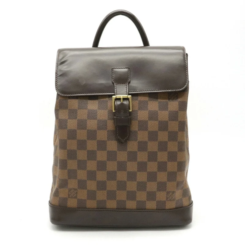 Louis Vuitton crossbody bags with adjustable shoulder straps for comfortLouis Vuitton Damier Soho Backpack Rucksack N51132