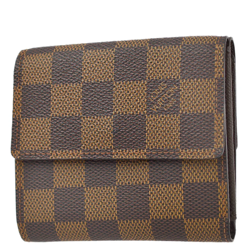 Louis Vuitton Twist bags with a contrast - colored interior for visual interestLouis Vuitton Damier Portefeuille Elise Bifold Wallet N61654