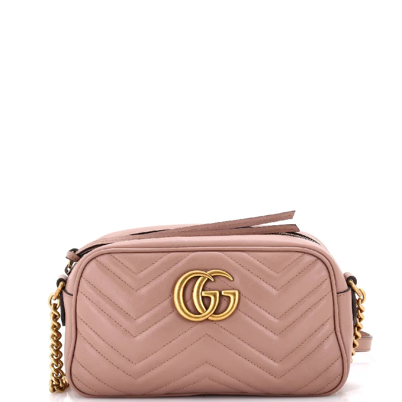 GG Marmont Shoulder Bag Matelasse Leather Small