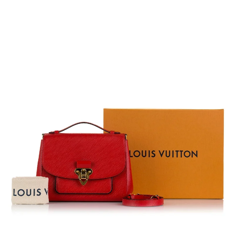 Ladies Louis Vuitton shoulder bags with a magnetic - closure flap for easeLouis Vuitton Boccador Red Epi