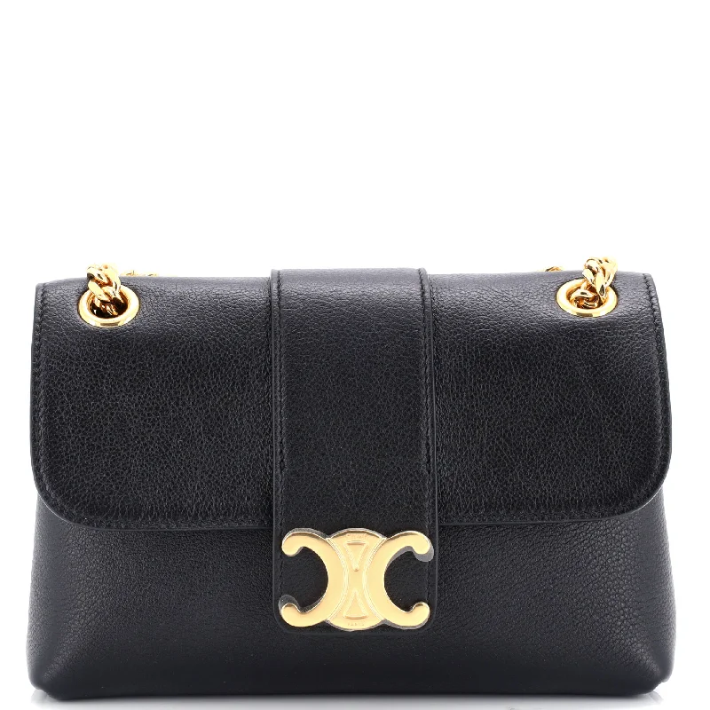 Victoire Flap Shoulder Bag Leather Teen