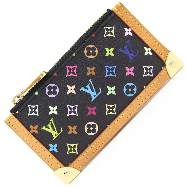 Small - sized Louis Vuitton Pochette Metis bags for a compact carryLouis Vuitton Coin Case Pochette Cremonogram Multicolor M92654 Noir Ladies Purse Key LOUISVUITTON