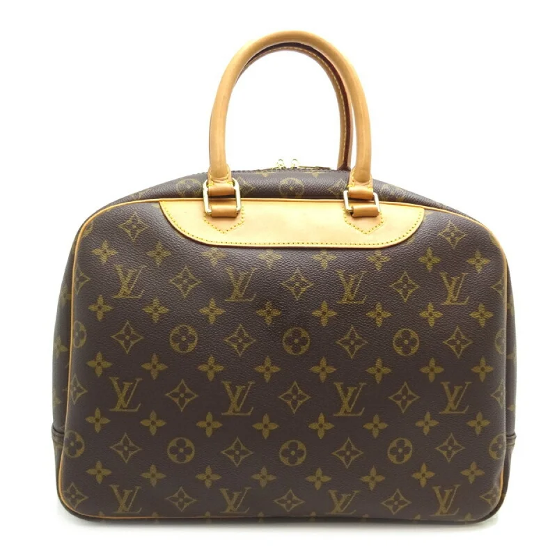 Louis Vuitton backpacks with a padded laptop compartment for travelLOUIS VUITTON Deauville [Bowling Vanity] Women's Handbag M47270 Monogram Ebene [Brown]