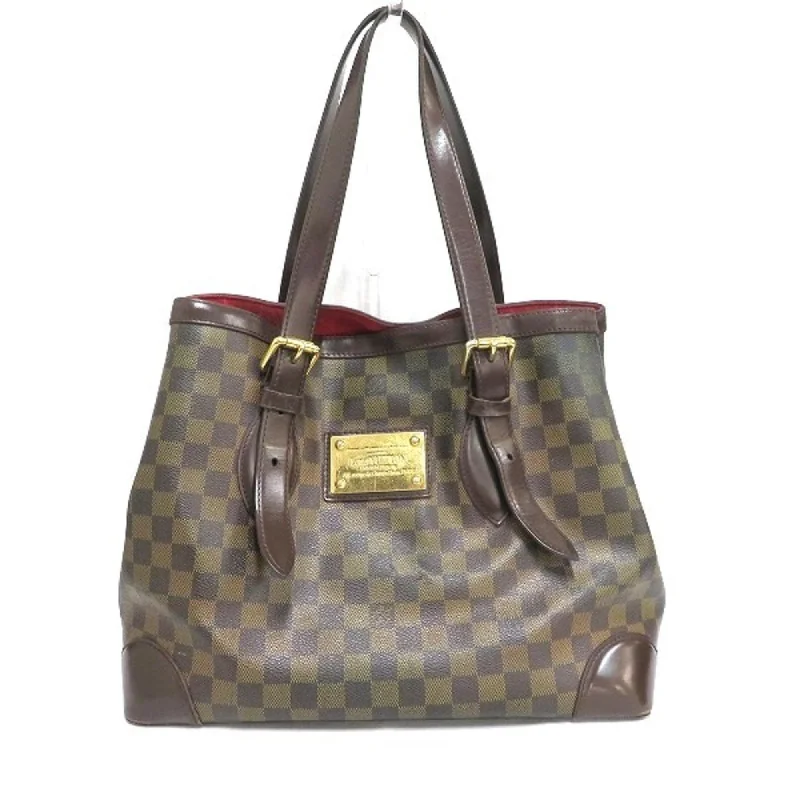 Louis Vuitton backpacks with a padded back panel for comfort during long - wearLouis Vuitton Damier Hampstead MM N51204 Bag Shoulder Ladies