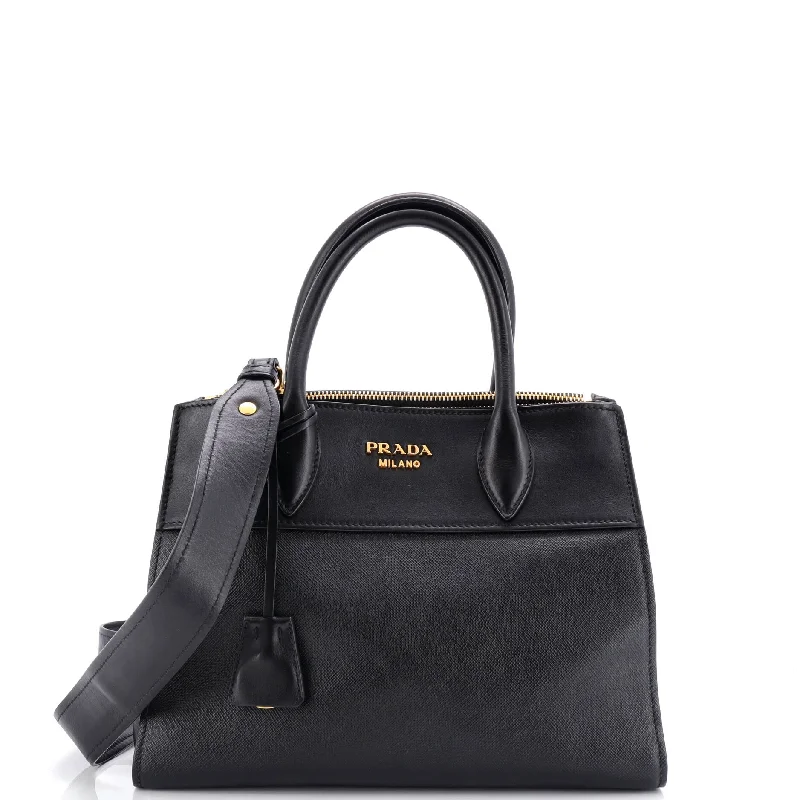 Paradigme Tote Saffiano with City Calf Mini