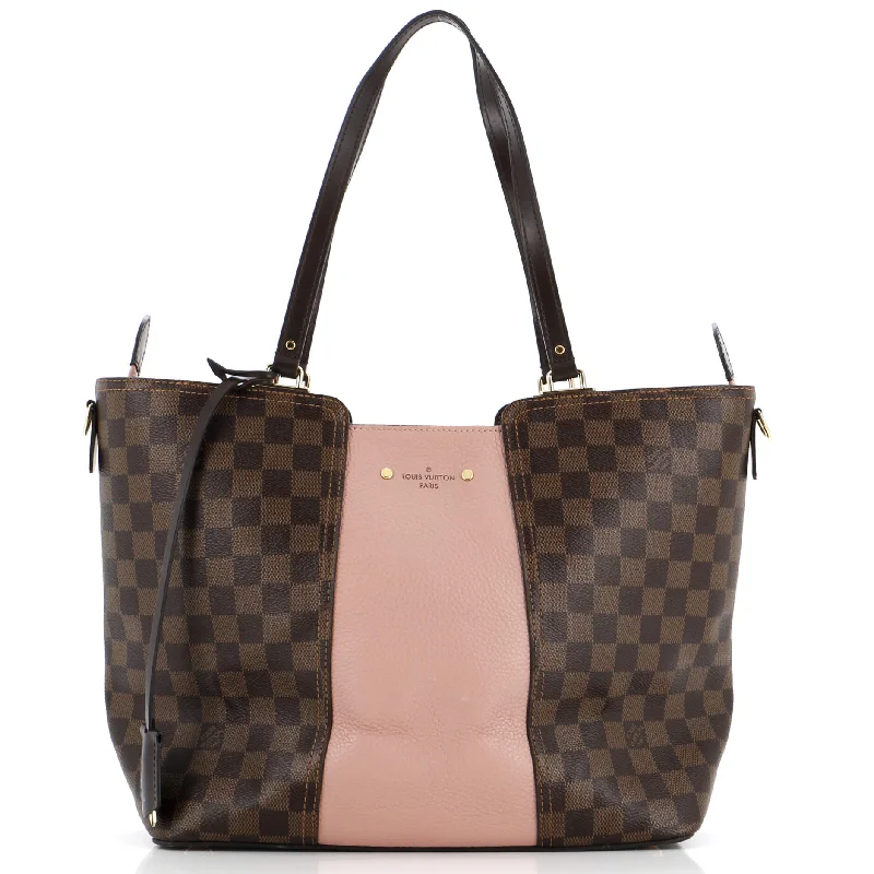 Jersey Handbag Damier with Leather