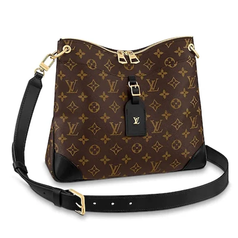 Louis Vuitton bags with a detachable mobile phone holder for convenienceLouis Vuitton LV Women Odéon MM Monogram Coated Canvas