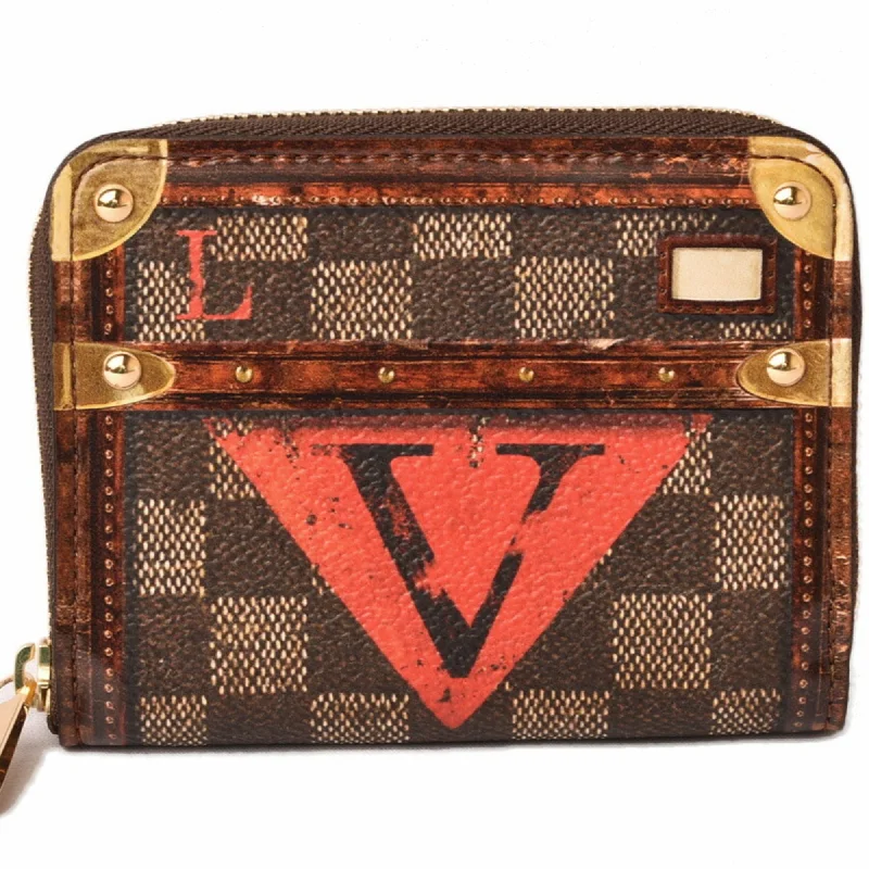 Louis Vuitton backpacks with a sleek, minimalist design for styleLouis Vuitton Coin Purse Card Case Isetan Store Limited LOUIS VUITTON Folded Wallet Zippy Trunk Time M63834