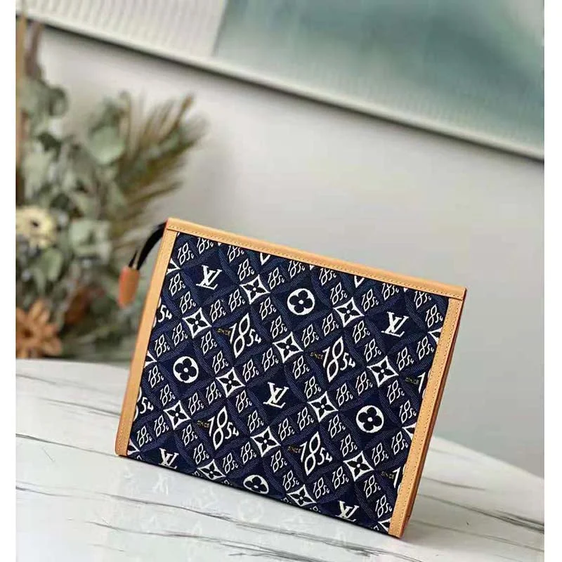 Louis Vuitton Neverfull bags with large capacity for everyday essentialsLouis Vuitton LV Unisex Since 1854 Toiletry Pouch 26 Monogram Flowers Canvas