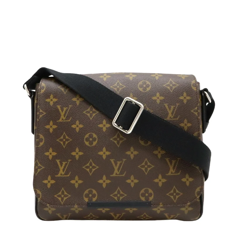 Louis Vuitton crossbody bags in a bold red color for a statementLOUIS VUITTON District Shoulder Bag