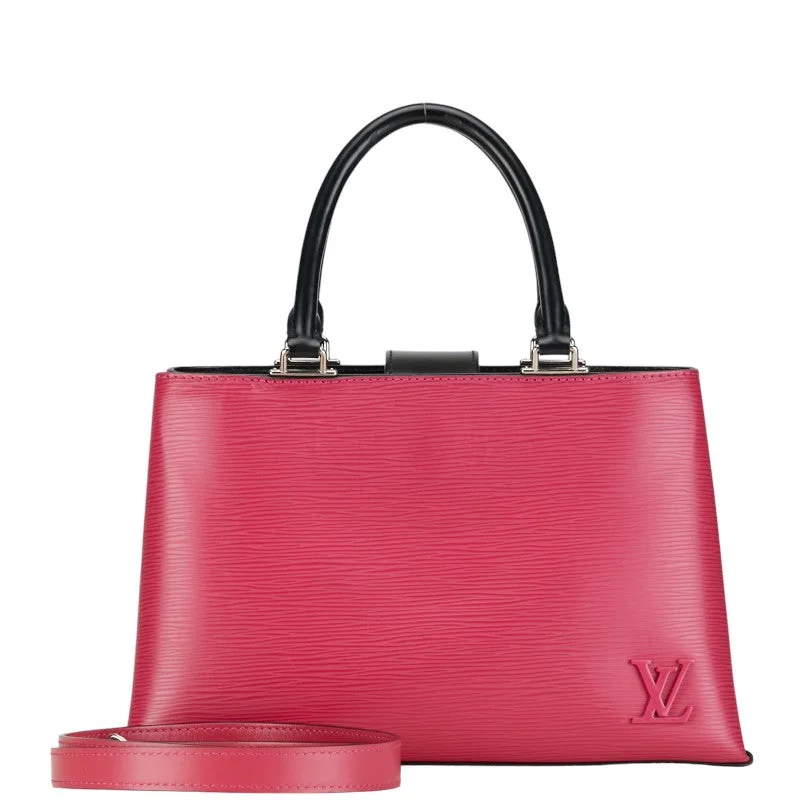 Louis Vuitton backpacks with a sleek, minimalist design for styleLouis Vuitton Epi Cleveland PM Handbag 2w M51347 Pink Black Leather  Louis Vuitton