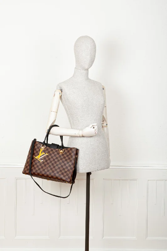 Louis Vuitton handbags with a back - zip pocket for storing valuablesLOUIS VUITTON LV Riverside Bag Damier Ebene