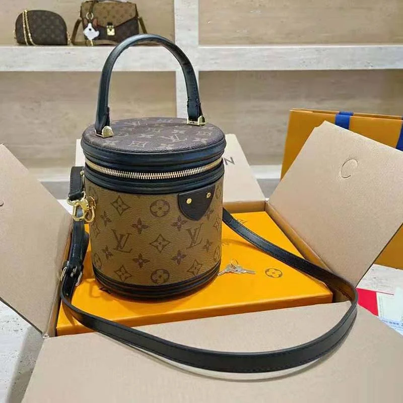 Louis Vuitton Twist bags with a crystal - embellished LV - turnlockLouis Vuitton LV Women Cannes Monogram and Monogram Reverse Coated Canvas Exterior