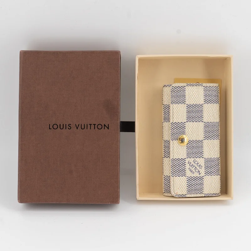 Louis Vuitton Capucines bags with smooth calfskin leather for luxuryLouis Vuitton Damier Azur key holder