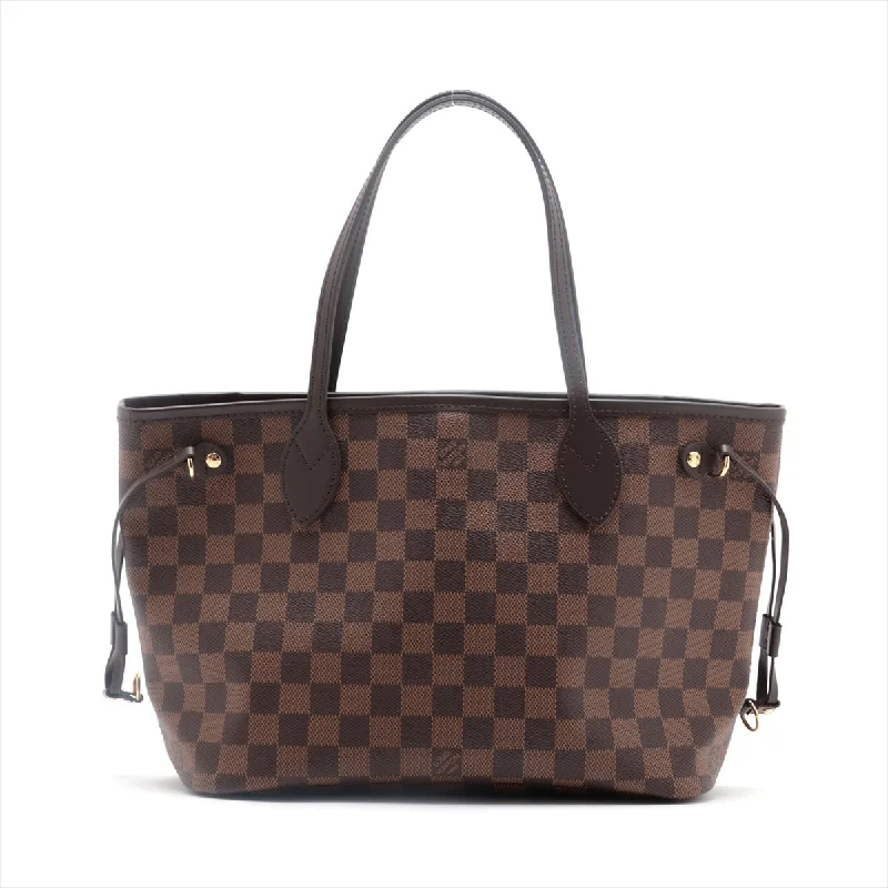 Louis Vuitton bags with a chain - link trim and a leather body for a modern edgeLouis Vuitton Damier Neverfull PM N41359