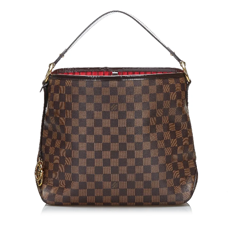 Louis Vuitton tote bags with a spacious interior and multiple pocketsLouis Vuitton Delightful PM Damier Ebene Canvas