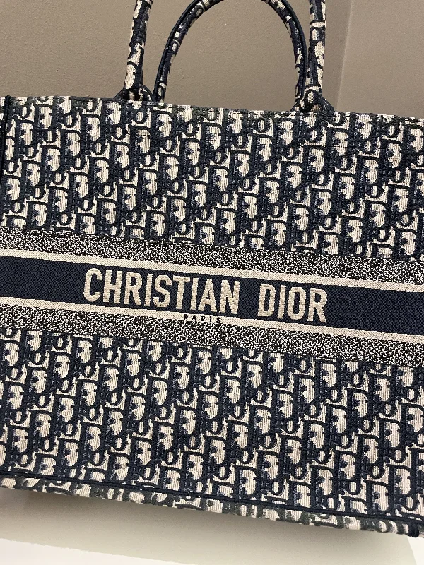 Dior Book Tote Blue Oblique