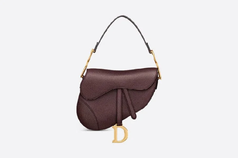 Christian Dior Bag Amaranth Grained Calfskin