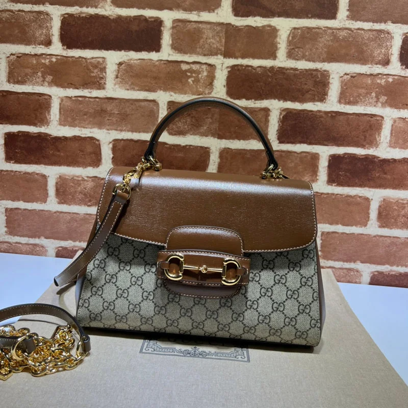 Women Gucci bags with a front - zip pocket for small itemsWF - Gucci Bags - 417