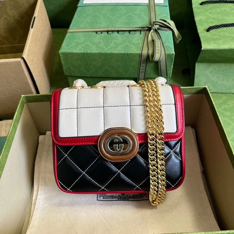 Women Gucci crossbody bags with a woven leather strapBC - GUCCI BAGS - 384