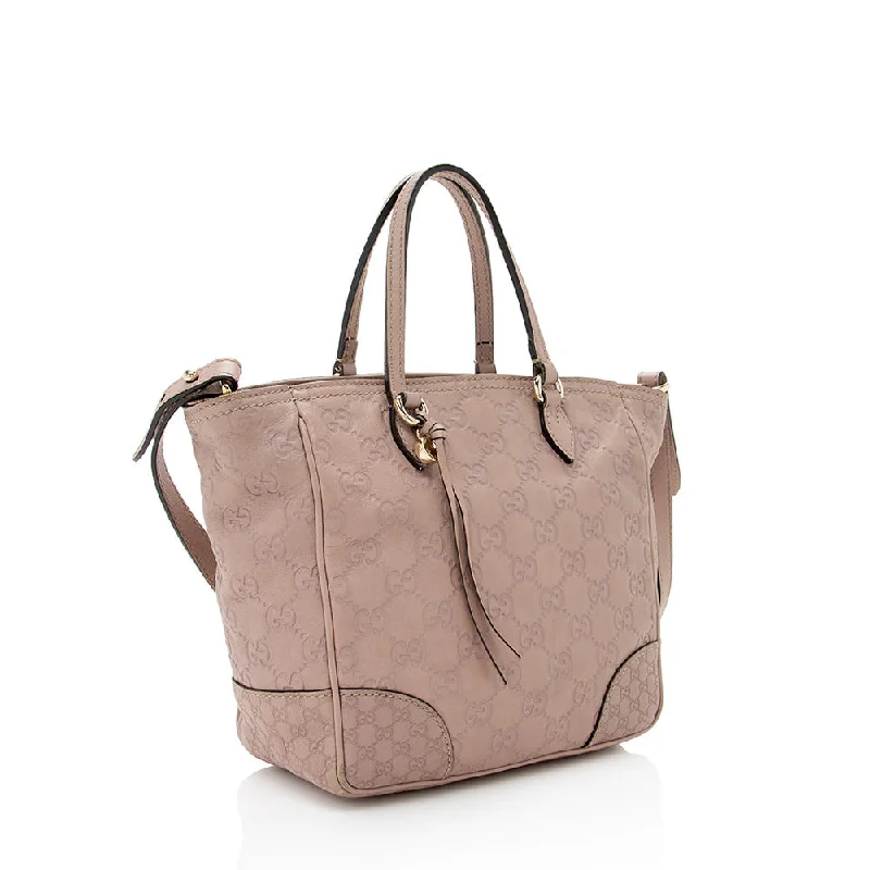 Ladies Gucci Dionysus bags with a detachable shoulder strapGucci Guccissima Leather Bree Mini Tote (SHF-18654)