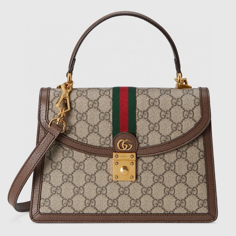 Ladies Gucci shoulder bags with a magnetic - closure flapBC - GUCCI BAGS - 2655