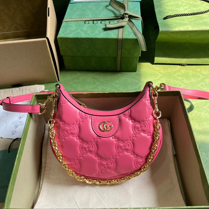 Women Gucci bags with a zip - around closure for securityWF - Gucci Bags - 444