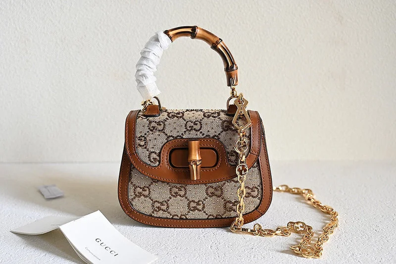 Women Gucci Sylvie bags with a leather - wrapped handleWF - Gucci Bags - 405